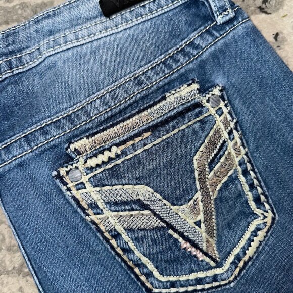 Vigoss Women's Skinny Jeans - Classic Blue - Picture 12 of 12